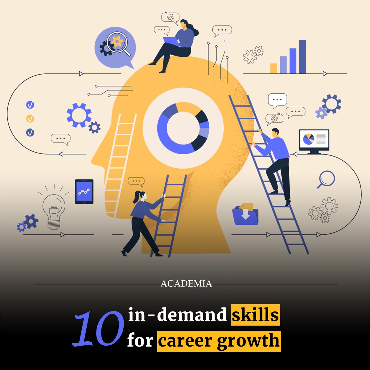 academiamag's tweet image. [1/3] In today’s fast-paced and ever-evolving #job market, career growth hinges on staying relevant and #adaptable. As industries #transform due to technological advancements, #economic shifts, and changing #consumer behaviors, certain skills become more valuable.
In the quest