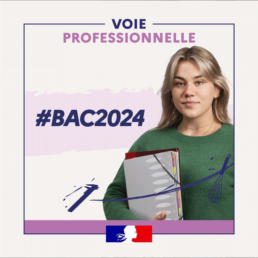 #Bac2024 | Les épreuves générales écrites communes à tous les candidats au bac professionnel se dérouleront entre le 11 juin et le 26 juin.

✅ Convocation, carte d'identité physique, stylos et bouteille d'eau : vous êtes prêts !

Bonne réussite à toutes et à tous !