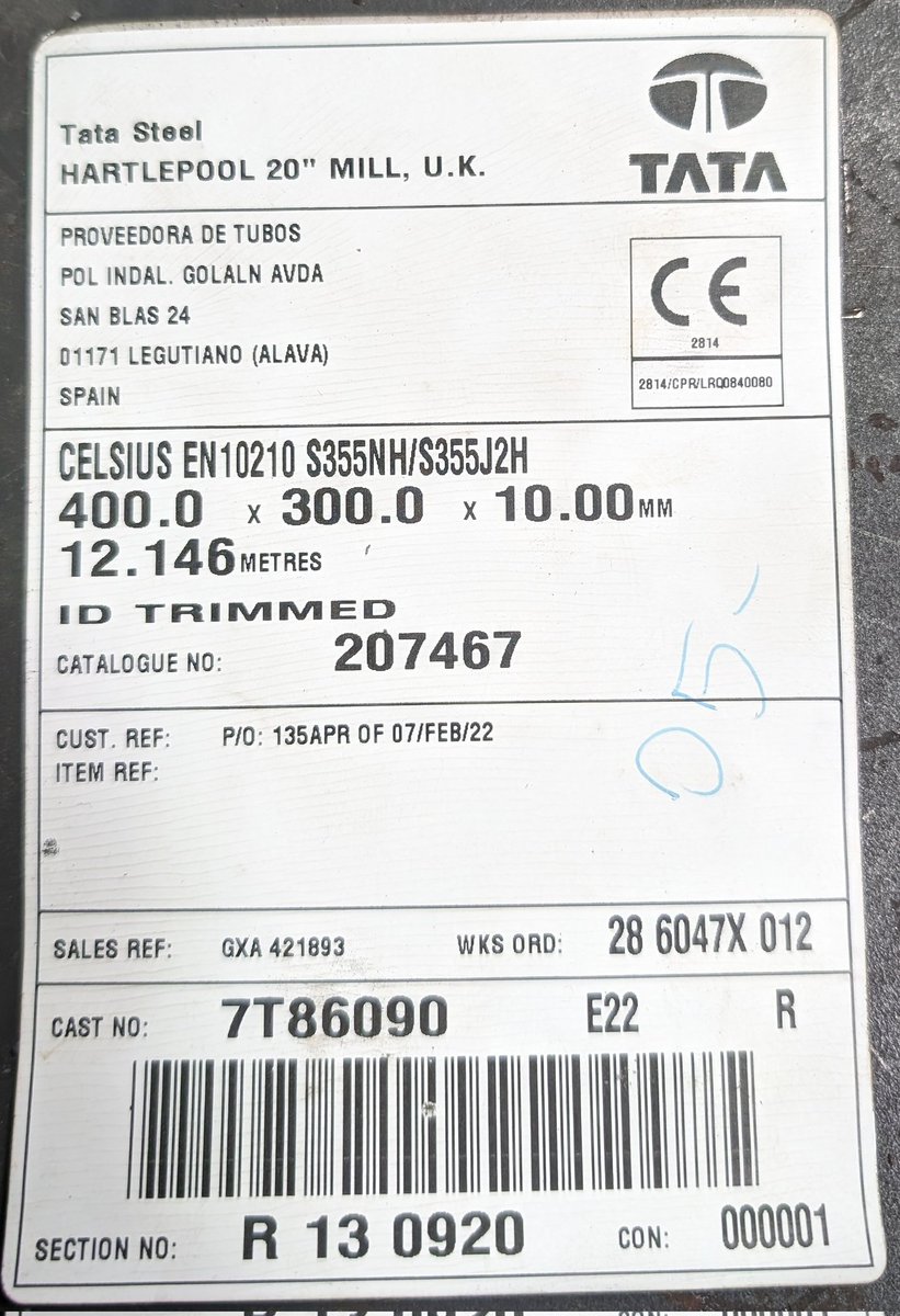 amit_sarda's tweet photo. Dear @RNTata2000 sir. This tube is readily available in Spain. But I am unable to get it in India. To make a world class product, we need the best raw material. Being a MSME we cannot buy container full of them. Help me source 5-10 such tubes in india. @TataSteelLtd #makeinindia https://t.co/vcSurEtAHQ