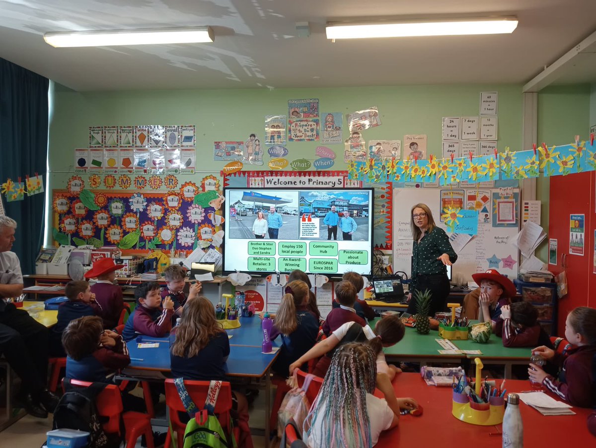 Lynsey Evans (@lynseyevans09) on Twitter photo No better way to kick off #HealthyEatingWeek than a presentation to 2 local primary schools with <a href="/darrengiven/">darren given</a> of Swifts #EUROSPAR and Conor Nicholl from Milgro. We got to spend the morning with these schools showcasing the fantastic range of Local Produce supported by Milgro. No better way to kick off #HealthyEatingWeek than a presentation to 2 local primary schools with <a href="/darrengiven/">darren given</a> of Swifts #EUROSPAR and Conor Nicholl from Milgro. We got to spend the morning with these schools showcasing the fantastic range of Local Produce supported by Milgro.