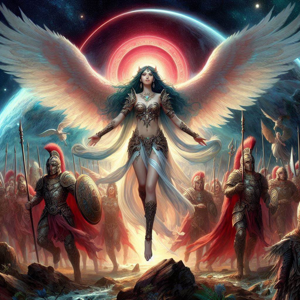 Bing Image Creation

" the god of water, in angelic armor, leading a legion of soldiers, red halo, looming over a planet "

Try it for your self👇👇👇

bing.com/images/create

#BingImageCreator #Art #ImageGenerate

<a href="/ArcanaNetwork/">Arcana Network</a> $XAR