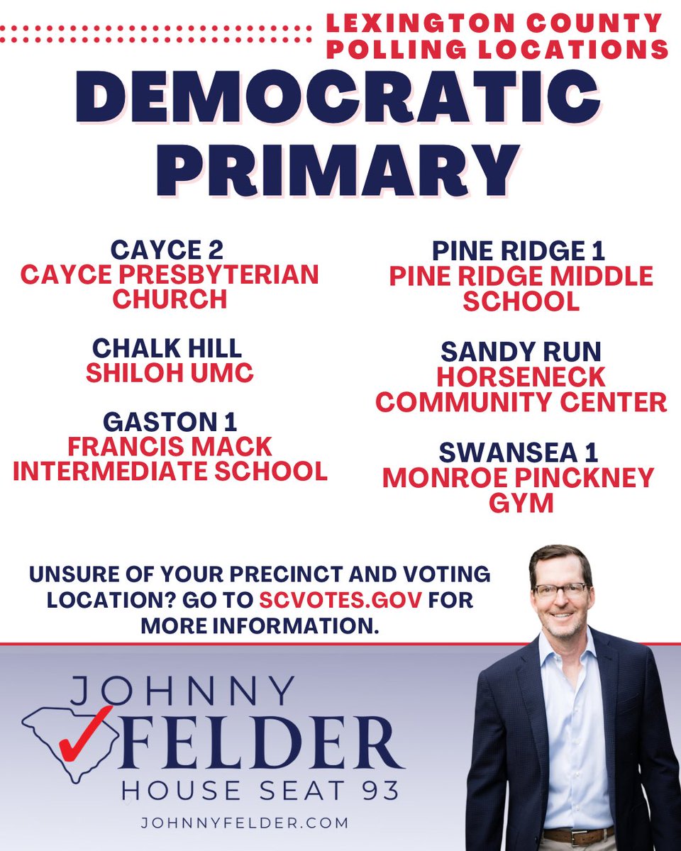 johnny_felder93's tweet photo. 🗳️ Reminder: Tomorrow is the Democratic Primary! Make sure your voice is heard. For voting information, visit https://t.co/9tTGThNKVi. 🇺🇸 #houseseat93 #Felder4house #yourvoice #effectiveleadership #Vote #DemocraticPrimary #Election2024 https://t.co/IXqniI2UkA