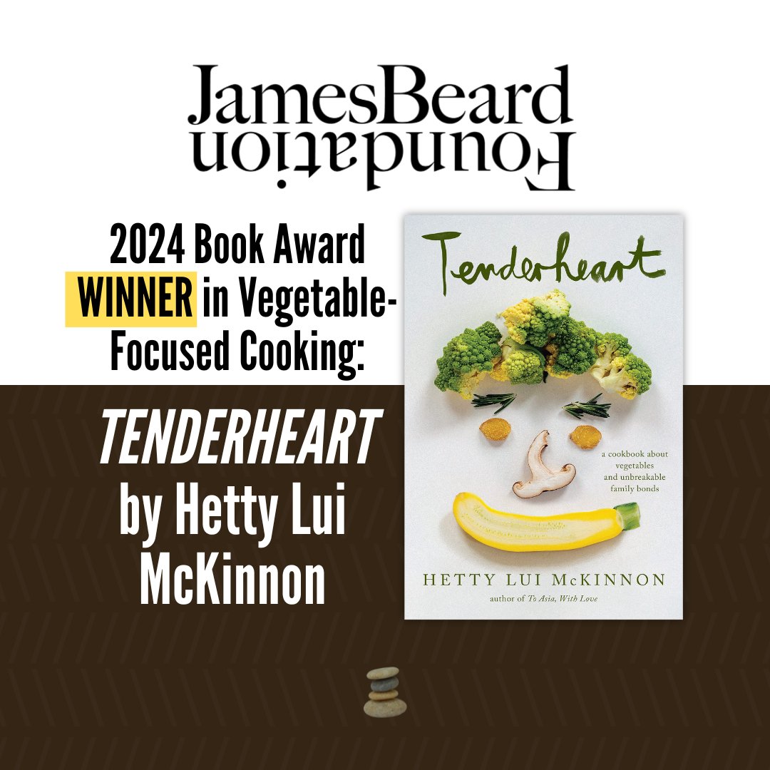 TENDERHEART is a 2024 James Beard Award WINNER. Congratulations to Hetty Lui McKinnon on this fantastic honor! We're so proud.