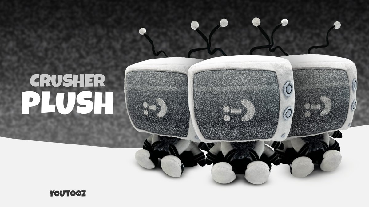 CCrusherr's tweet photo. Time for a reveal! The Crusher x Youtooz ECHO Primadonna plush 📺 #ECHO10th https://t.co/Zy0O4sqPxI