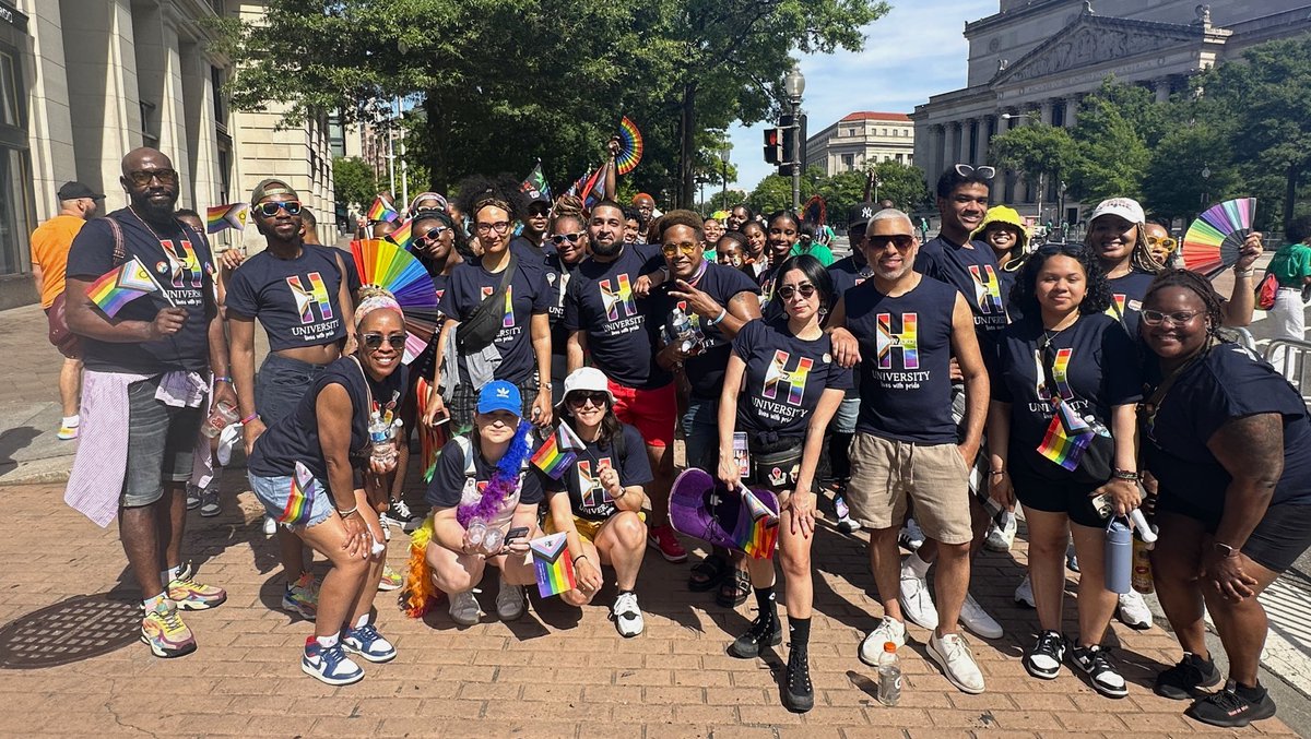 Howard U Student Affairs (@hustudentaffair) on Twitter photo It was a beautiful day filled with love and Pride in celebrating inclusion, diversity, and equality during Saturday’s #capitolprideparade2024🏳️🌈, as Interculutral Affairs <a href="/HowardU/">Howard University</a> partnered with the D.C. Mayor’s Office of LGBTQIA+ Affairs for the two-mile March.
#livewithpride It was a beautiful day filled with love and Pride in celebrating inclusion, diversity, and equality during Saturday’s #capitolprideparade2024🏳️🌈, as Interculutral Affairs <a href="/HowardU/">Howard University</a> partnered with the D.C. Mayor’s Office of LGBTQIA+ Affairs for the two-mile March.
#livewithpride