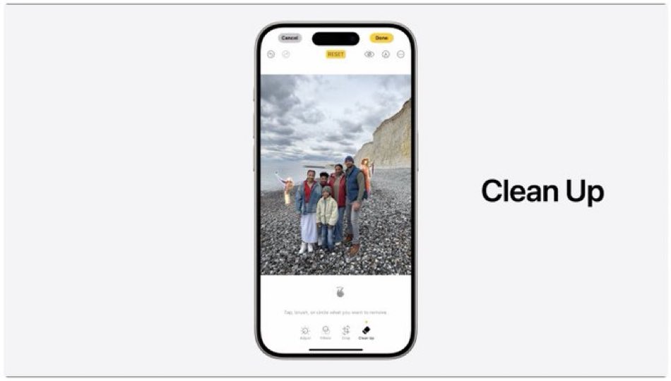 Offical_H_ft's tweet image. الان يمكنك التعديل على الاشخاص ومسح شي مزعج بالصورة عن طريق تطبيق الصور فقط من دون برامج خارجية ✨.

#WWDC24