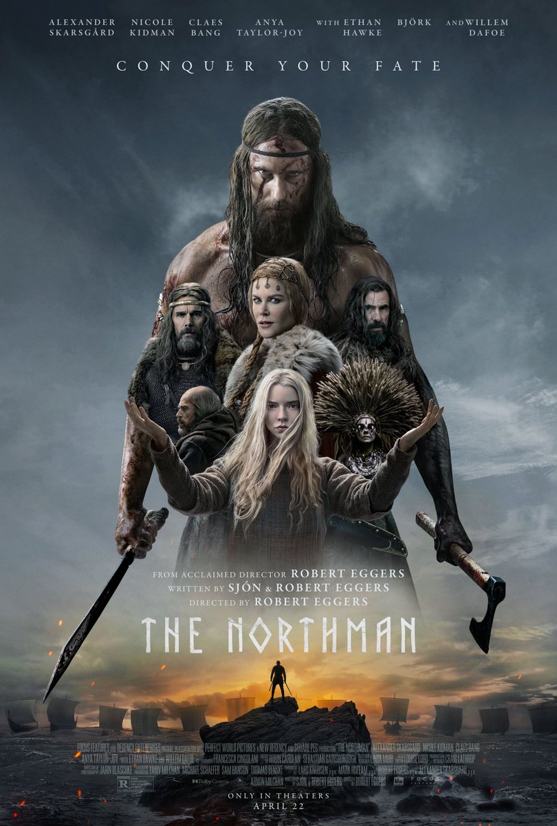 ® 𝗙𝗼𝗰𝘂𝘀 𝗙𝗲𝗮𝘁𝘂𝗿𝗲𝘀 ▸ #TheNorthmanRP ⚔

Alexander Skarsgård, 𝗚𝘄𝗲𝗻𝗱𝗼𝗹𝘆𝗻 𝗦𝗮𝗶𝗻𝘁-𝗣𝗲̀𝗿𝗲 (<a href="/fairybutterfIy/">𝖦𝗐𝖾𝗇𝖽𝗈𝗅𝗒𝗇</a>), Nicole Kidman, Claes Bang, Ethan Hawke, Björk and Willem Dafoe star in The Northman, from visionary director Robert Eggers. In theaters June 23.