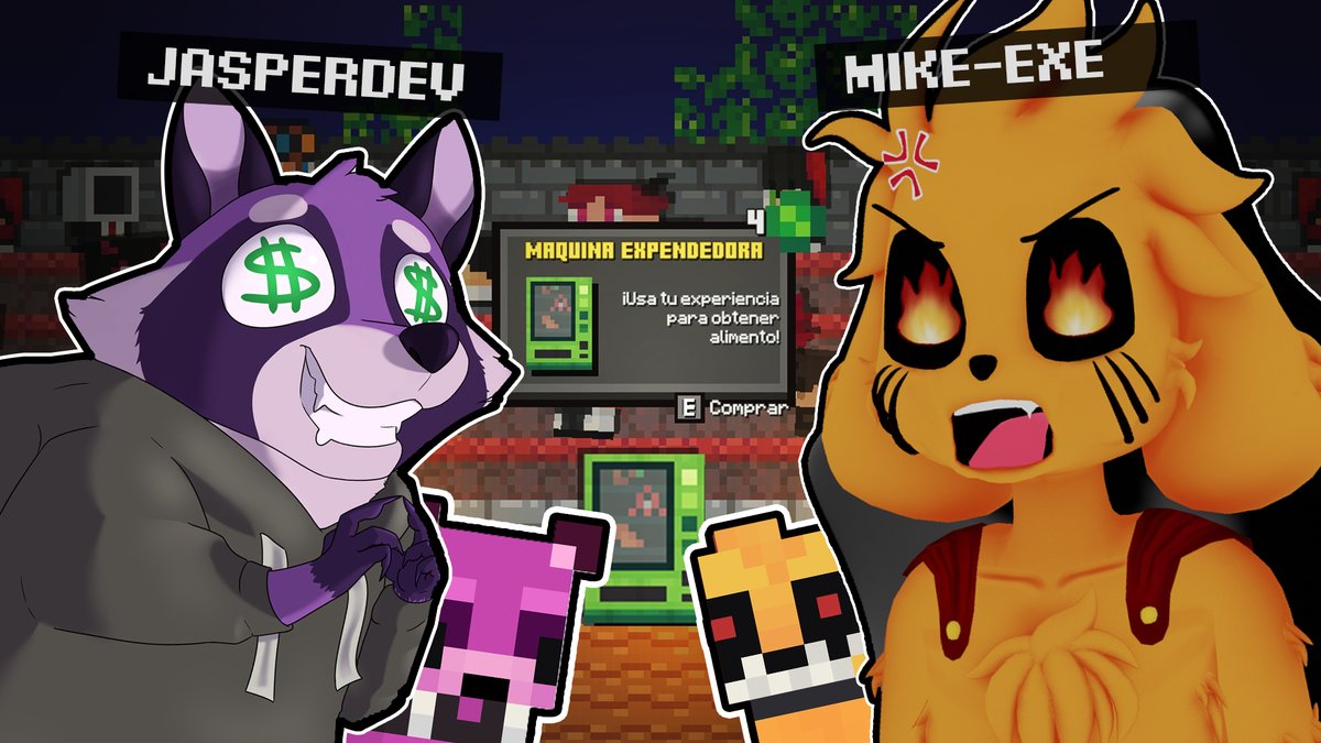 MikeExeYT's tweet photo. ¡Nuevo Video! 🐶⚔️🦝
Colaboracion con @JasperDevYT y @ArakumaStudio 
RECUERDEN DARLE LIKE Y SUSCRIBIRSE PARA MÁS CONTENIDO"  #NetherHeroes #JasperDev
https://t.co/TXGZnYRxL4 https://t.co/vdv8JtzrnH
