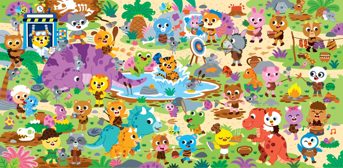 drawbunnydraw's tweet photo. Happy to share this Roar-some Drawing! 

#Dinosaurs #illustration #kidslit https://t.co/svllosR8nw