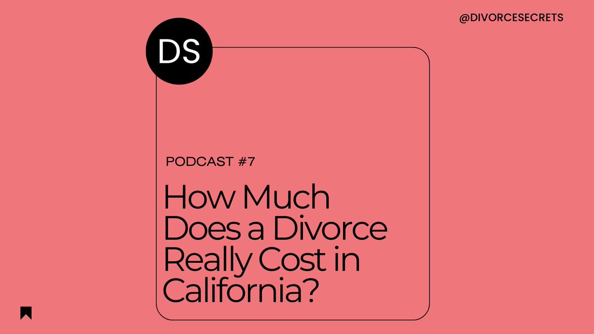 Divorce_Secrets's tweet image. Thinking about divorce in California? Let's start with the basics! The initial filing fee is $435. But don’t worry, fee waivers are available if you qualify! Tune in as we break down all the costs involved. 

#DivorceSecrets #DivorceCourse #OnlineDivorce