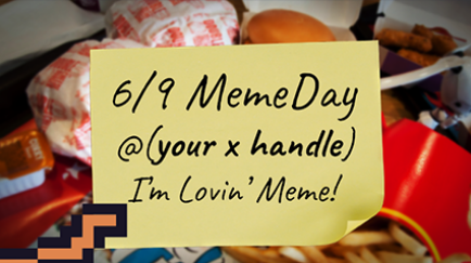 dilqna_a's tweet photo. I'm joining my @Memeland fam to celebrate 6/9 the #MemeDay at @McDonalds!

I’m Lovin’ MEME! ❤️‍🔥 https://t.co/ThbUv5ahys
