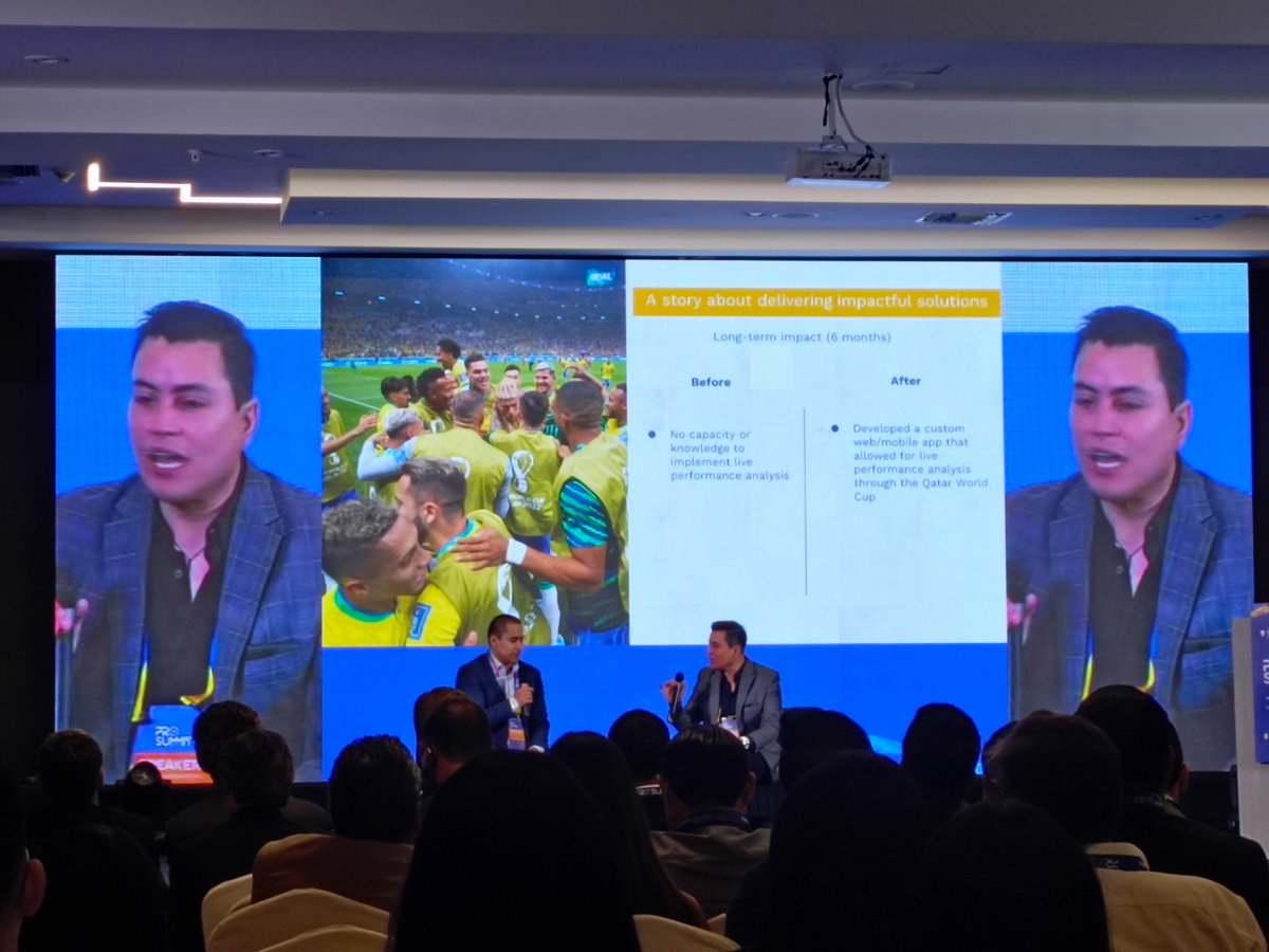 Otra gran charla en el #ProSummitEcuador de <a href="/LigaProEC/">LigaPro</a>
<a href="/WorldLeaguesWLA/">World Leagues Association</a>

Ramiro Rangles de <a href="/KinAnalytics/">Kin Analytics</a> habló sobre el trabajo del Big Data con la selección de Brasil y más.

<a href="/eduardoerazov/">Eduardo Erazo Veloz</a> lo entrevistó.