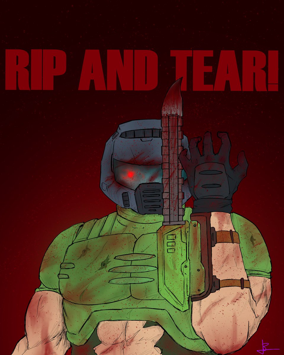 BackUpSR2's tweet photo. Decided to repost some of my old doom stuff since the new doom game got announced I'm fucking keen for it 
#doom https://t.co/60zLLrYcUy