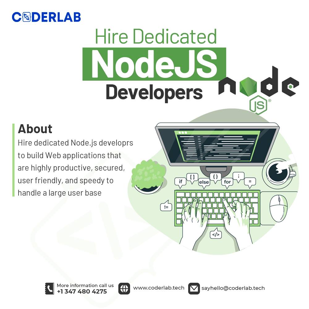 coderlabtech's tweet image. If you're looking for NodeJS development, then your search is over. Coder Lab is here to make your life easier with our dedicated NodeJS developers.
#hirededicateddeveloper #hirenodejs #reactnative #nodejs #magento #shopifyplus #woocommerce #ecommerce #laravel #flutter