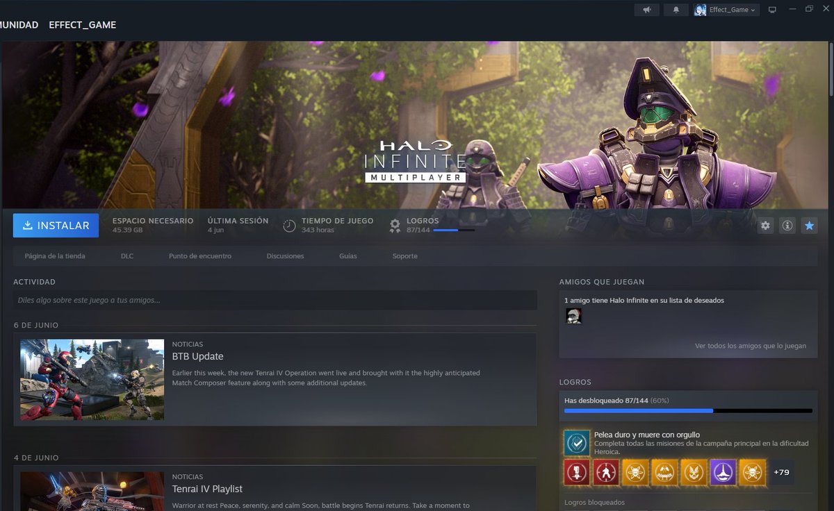 Decidí dejar Halo Infinite un tiempo y es casi poético que coincidió cuando cumplí las 343 horas de juego jajaja 😂

<a href="/Halo/">Halo</a> están presentes en todo.  

#Halo