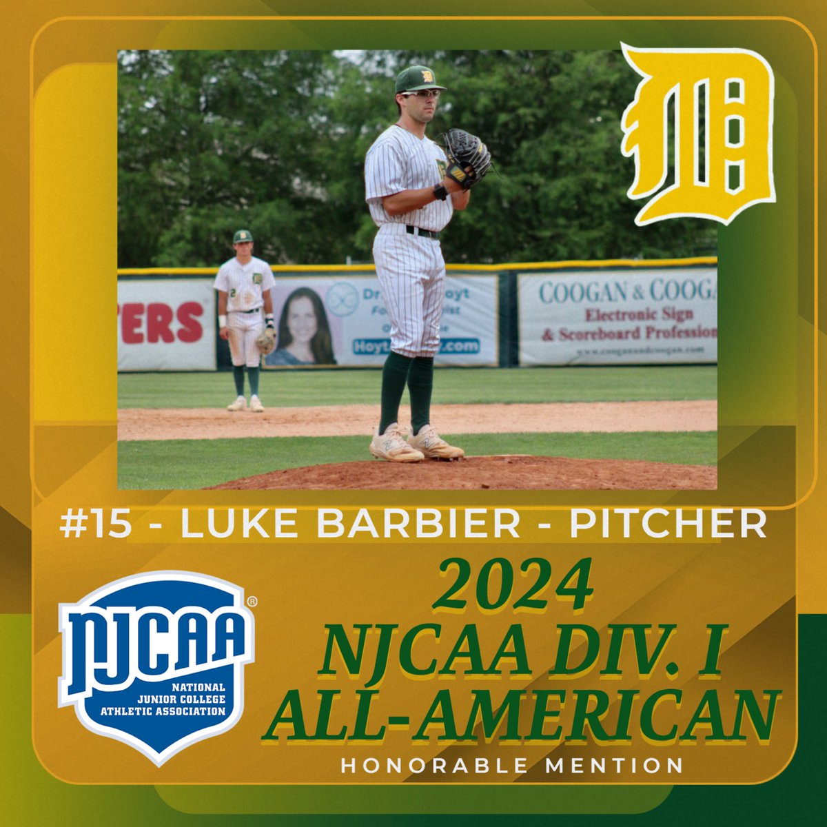 Congrats and Fins Up to sophomore pitcher Luke Barbier on being recognized as a 2024 NJCAA Division I All-American!

njcaa.org/sports/bsb/202…