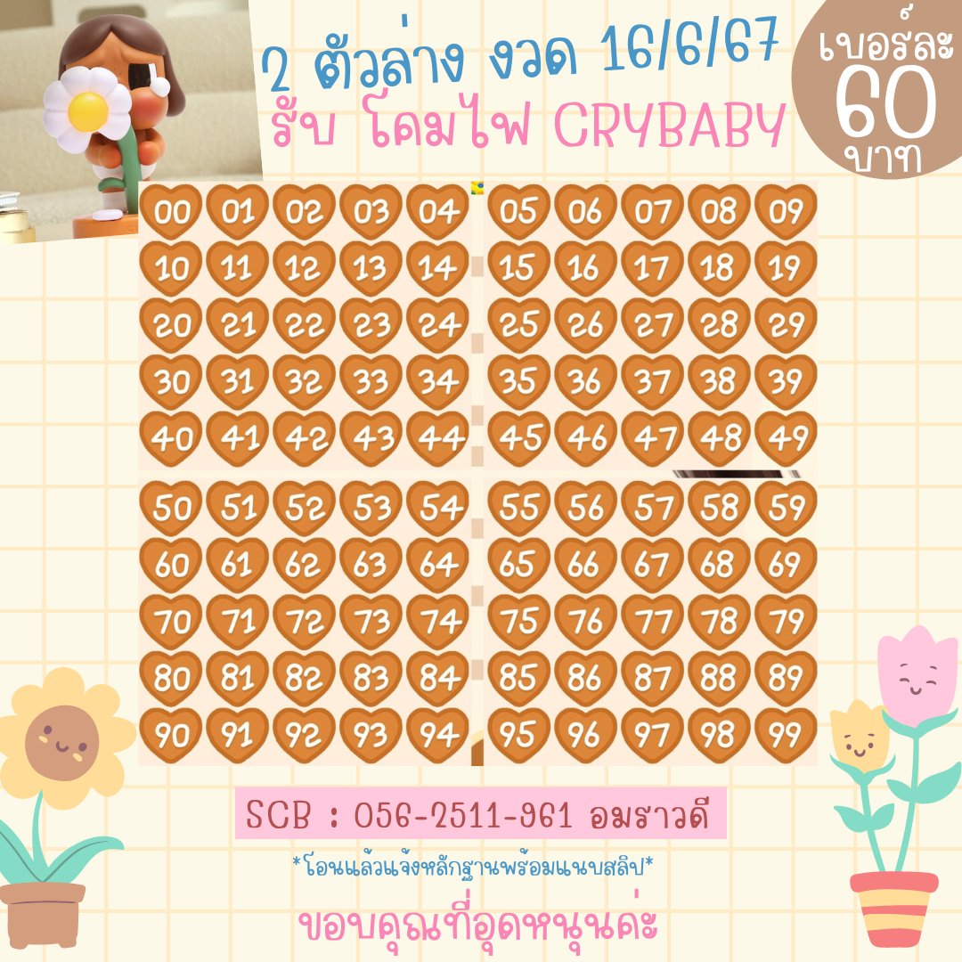 mathjya's tweet image. 60฿ แลกโคมไฟ #ตลาดนัดcrybaby