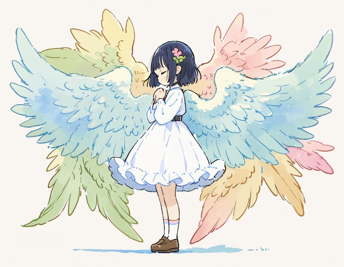 coroxrin's tweet photo. AIイラスト投稿サイトAipictorsに投稿された作品
「おやすみ天使」
 #AIイラスト #Aipictors https://t.co/qjIcbVzpD1