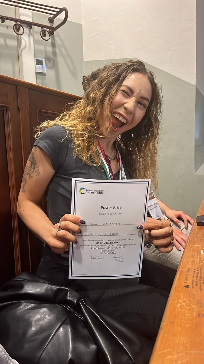 lab052's tweet image. Congratulations to our PhD student Sara Sparascio for winning the poster prize award from School of Photochemistry: from Photocatalysis to Photobiology #PHOTOCAT24 #RSC #photochemistry #lab052
labo52.wixsite.com/lab052