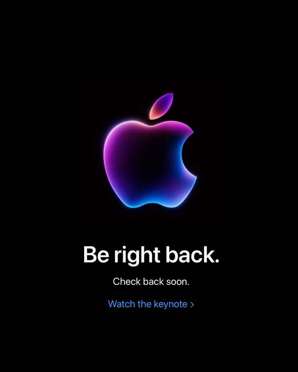 Apple Store is down ahead of #WWDC24 😳‼️