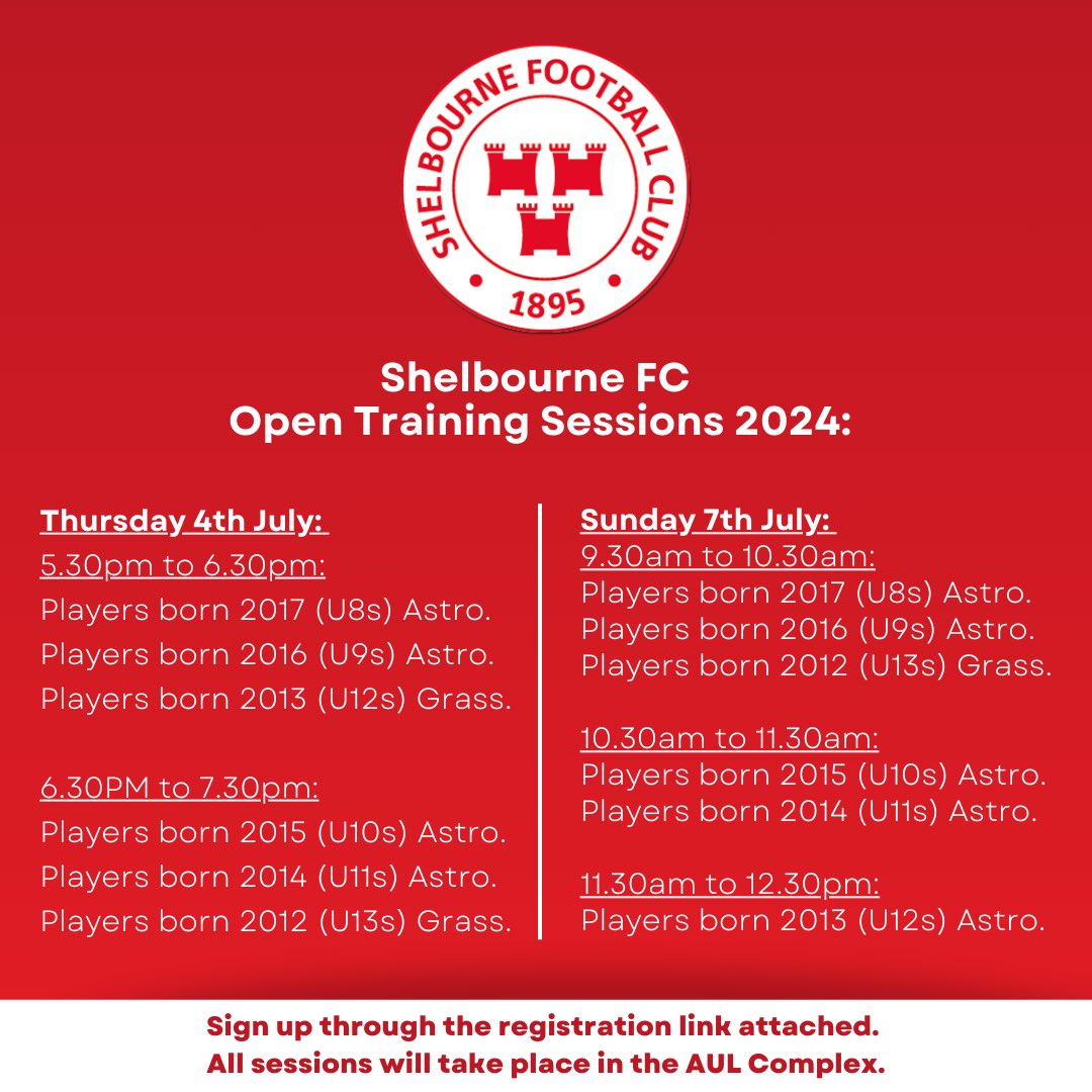 Shelbourne FC Academy tweet media