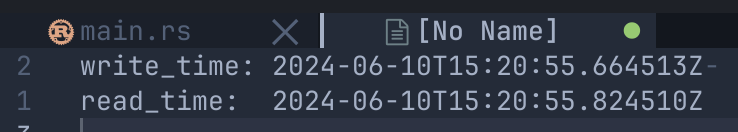 benjamenpyle's tweet image. Basic times ... but the write_time is when the record when onto Kinesis and the read_time is when it was picked up by a #rust #lambda, desrialized and logged.  Wow