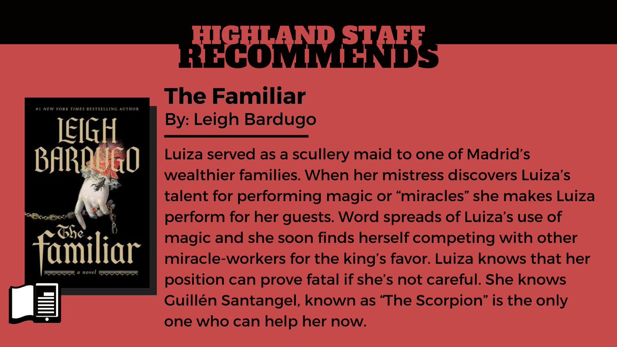 Highland Library tweet media