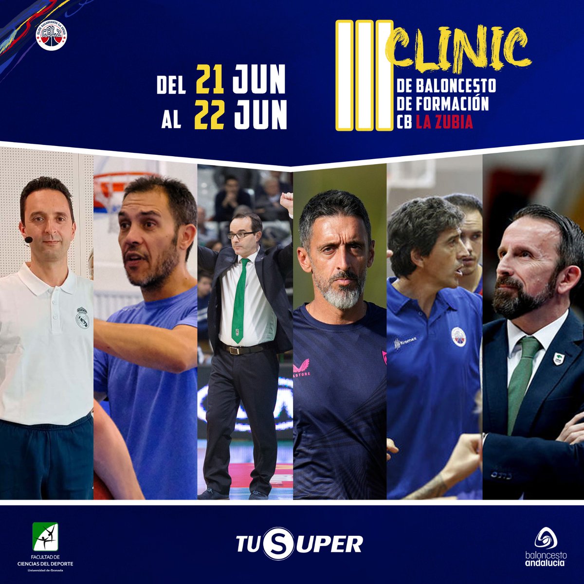 Increíbles un año mas nuestros amigos de <a href="/cbielche/">CBI Elche</a> con seis entrenadores que nos visitarán en dos semanas para asistir al #IIIClinicCBLZ con ganas de oir a entrenadores como Joan Plaza.

Si tú aún no te has apuntado, puedes hacerlo en el siguiente link:

docs.google.com/forms/d/e/1FAI…