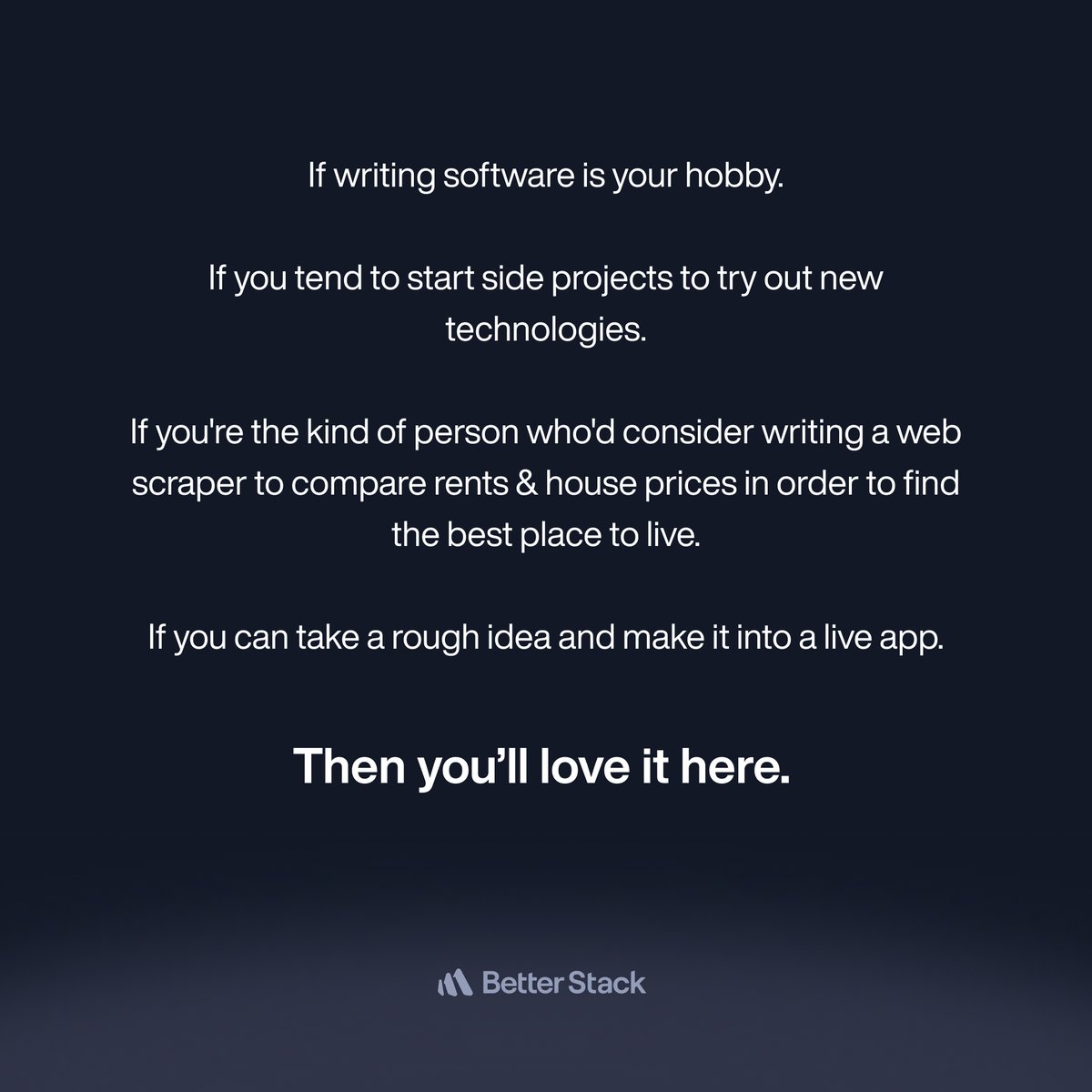 BetterStackHQ's tweet photo. We're hiring: https://t.co/Bg9mcwPuC3 https://t.co/F9FN9bqSB7