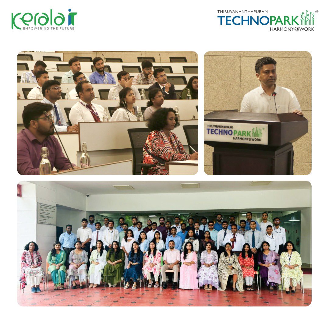 mytechnopark's tweet image. A new batch of probationers from the Bihar Institute of Public Administration and Rural Development's (BIPARD) 2nd Foundation Course visited Technopark as part of their training program.
#BIPARD #TrainingProgramme #KeralaIT #TechnoparkThiruvananthapuram #ITParkinKerala