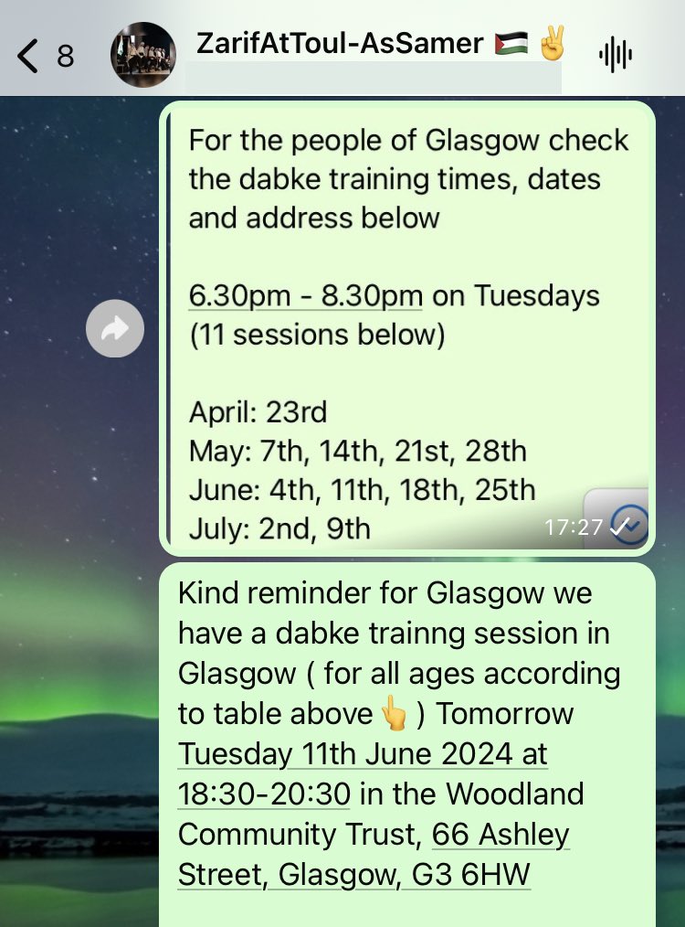 Dabke Training in Glasgow 🇵🇸✌️📿