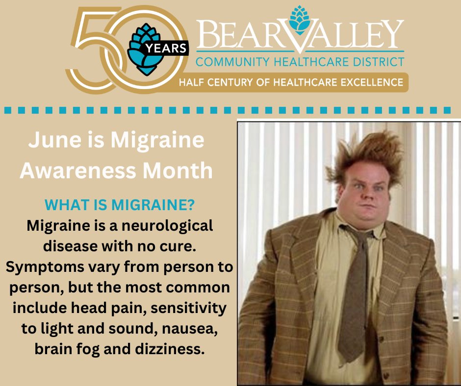 BearValleyCHD's tweet image. Learn more at americanmigrainefoundation.org. #migraineawareness