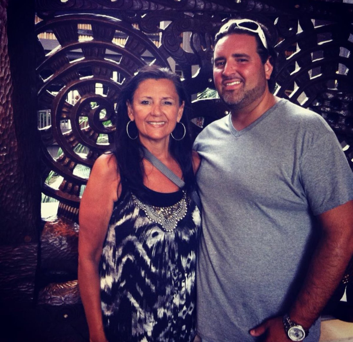partypruden's tweet photo. Wow! 11 years ago today. I can’t believe my beautiful mother allowed me to wear white sunglasses 🤦🏻‍♂️  Oh well, at least you can see where I get my good looks from 🤣#beforethebeard #momandme #tanaf https://t.co/KPSlJAfx9t