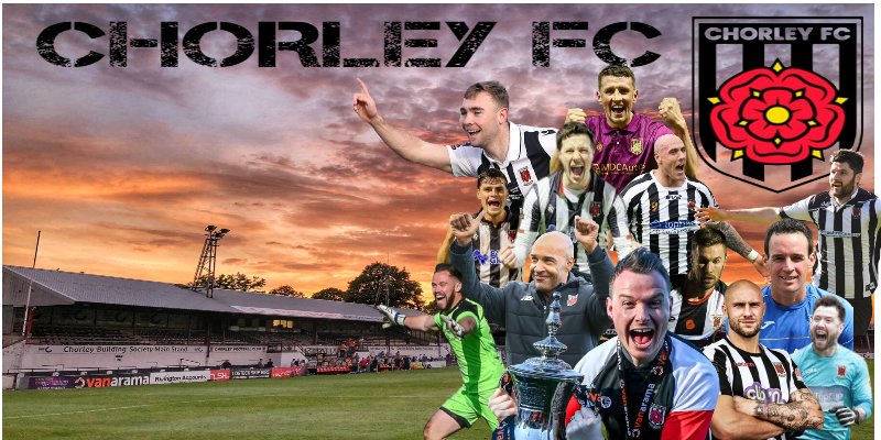 New 8ft x 4ft flag has landed ready for next season. What do you reckon <a href="/chorleyfc/">Chorley FC</a> <a href="/chorleyawaydays/">Chorley awaydays</a>? Some great players on it.