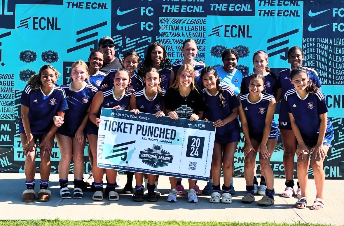 mallory_day1's tweet image. So proud of my team and what we’ve accomplished! From us being a whole new ecrl team that came up from a different league to finishing first in our league to winning regionals with only 13 players on our roster for half of the season! #nattybound 
@ImYouthSoccer @ECNLgirls