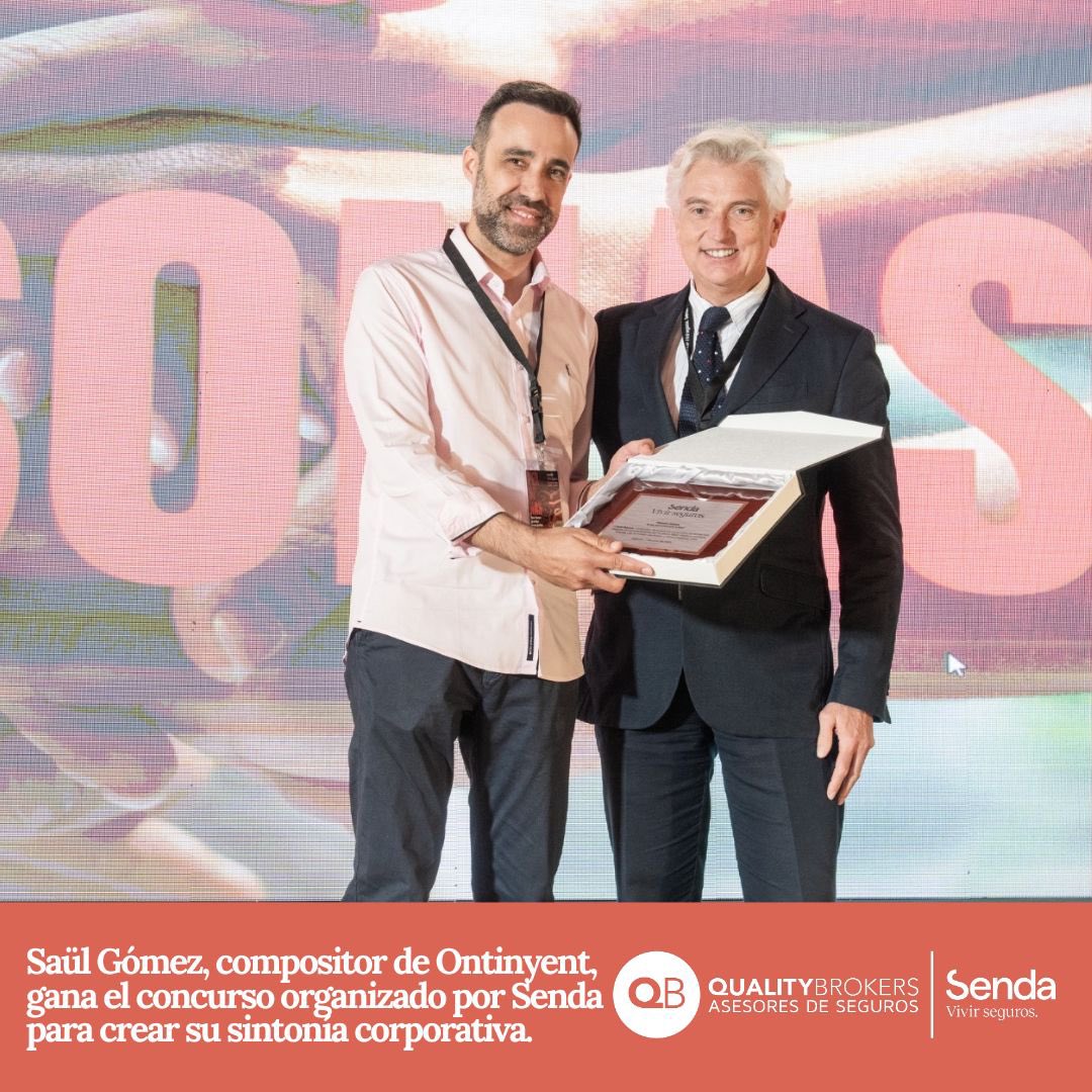 QualityBrokerss's tweet photo. 🎶 Saül Gómez, compositor de Ontinyent, gana el concurso de Senda Vivir Seguros para crear su sintonía corporativa 🎶

Desde Quality Brokers, nos sentimos orgullosos de apoyar y celebrar el talento local. 

#QualityBrokers #SendaVivirSeguros #TalentoLocal #Composición #Ontinyent https://t.co/A2MAOUVE4U