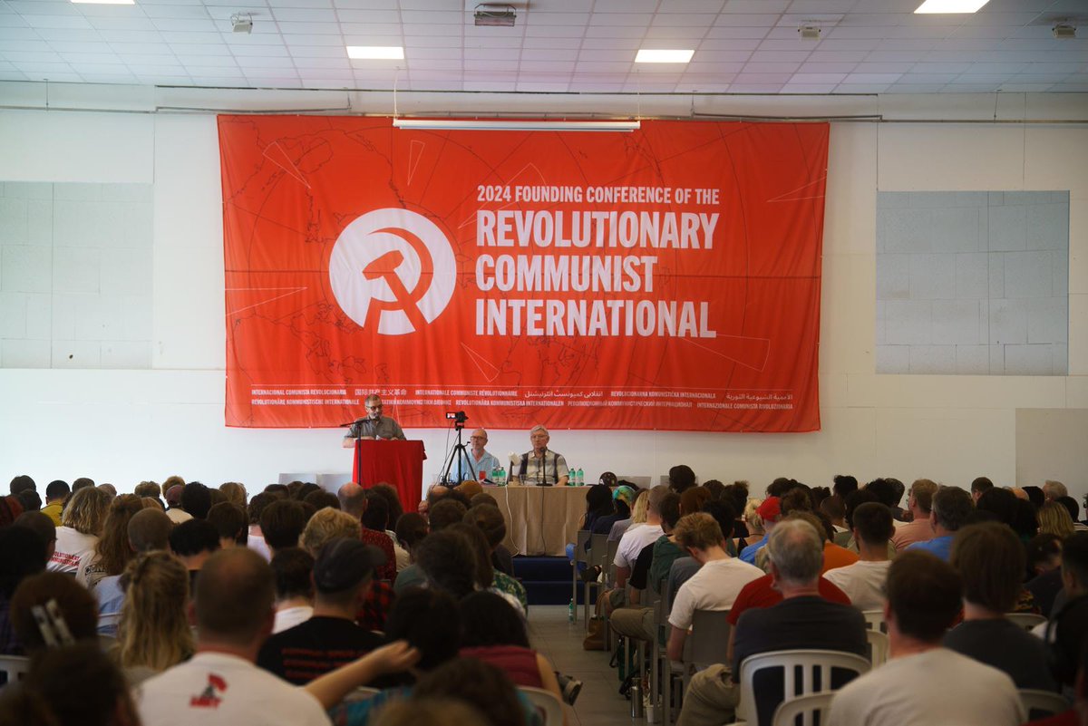revcomintern's tweet photo. Some amazing photographs that *almost* capture the electric mood at the founding conference of the Revolutionary Communist International! #RCI24 #CommunistsAreComing 🧵 https://t.co/2Prrk3ZMkC