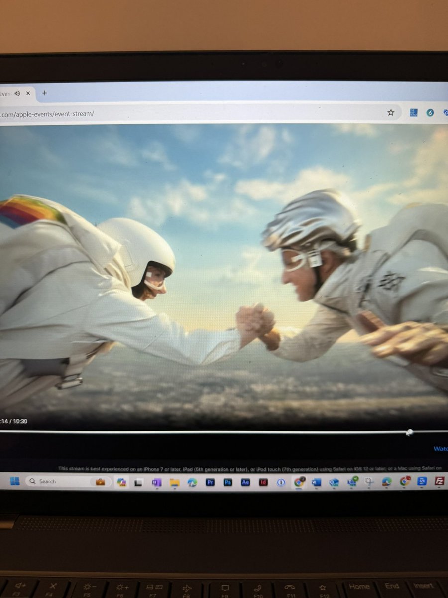 johnnybaustin's tweet photo. I think someone gave these dorks too much money. The intro sort of jumps the shark a bit. At least for me. #wwdc https://t.co/rV64S173P9