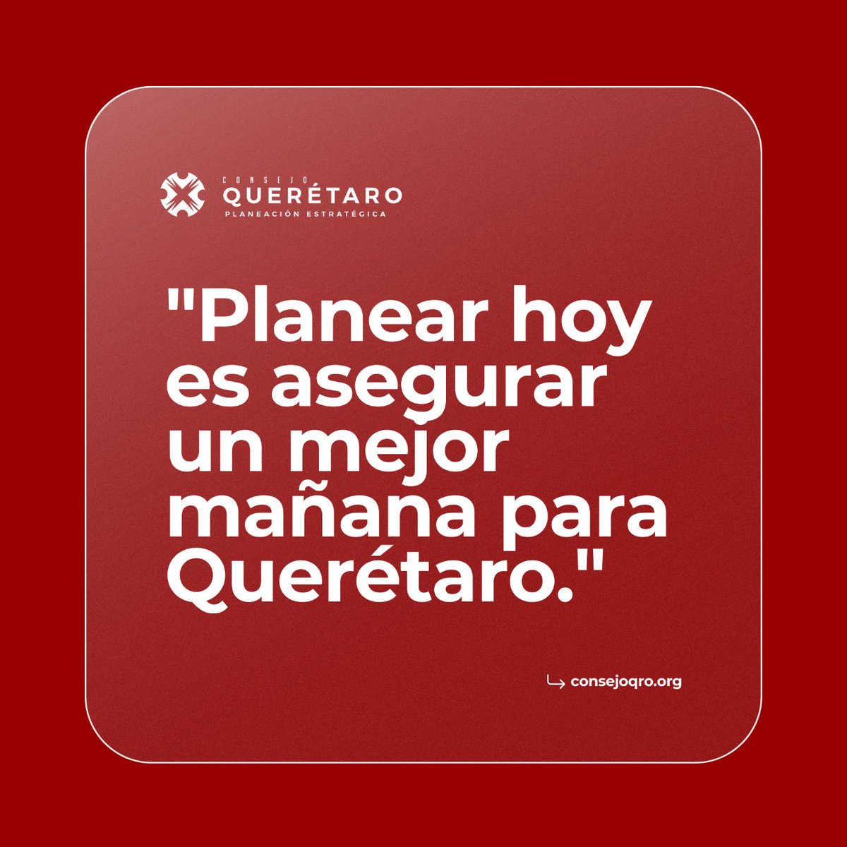 conseqro's tweet photo. La planificación estratégica es la brújula que nos guía hacia un futuro sostenible. ¡Únete a esta misión! #Conseqro #PlaneaciónEstratégica #QuerétaroSostenible https://t.co/Gcv5lD2SA1