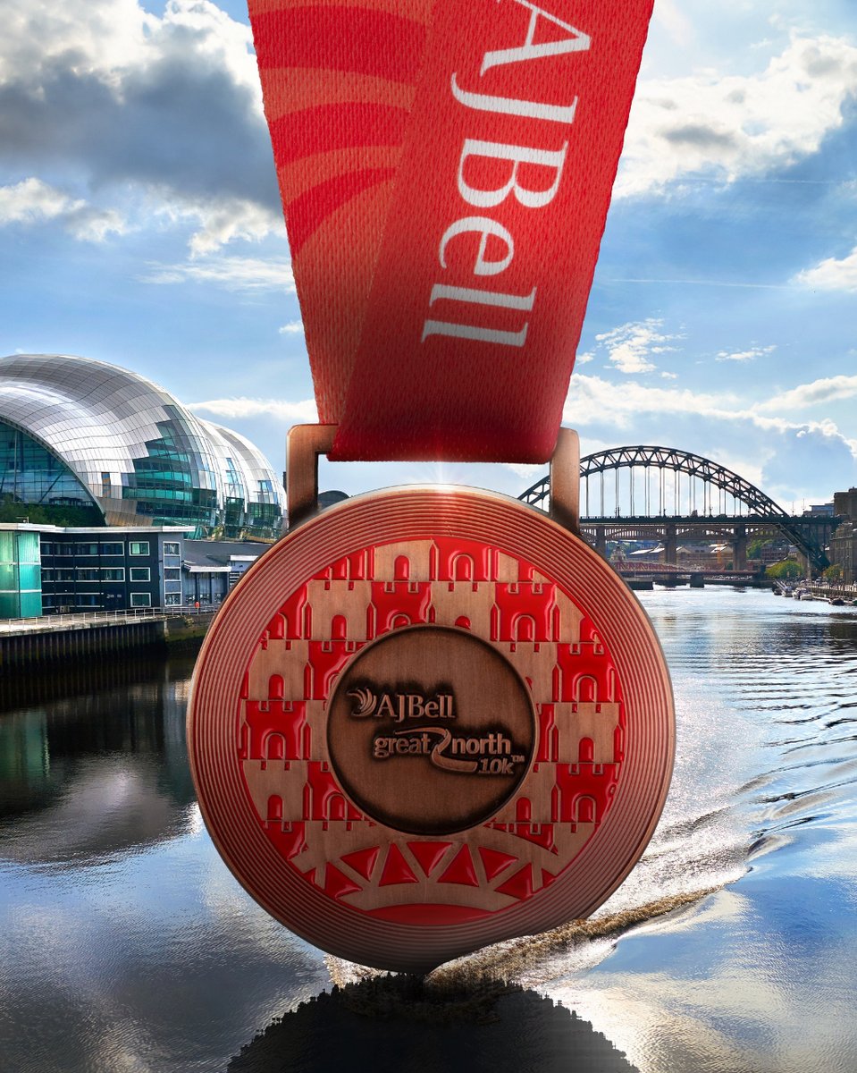 Have you seen the 2024 AJ Bell <a href="/Great_Run/">Great Run</a> 10k medal?! 🏅😍

This year’s design is inspired by the Newcastle Castle and the iconic Tyne Bridge, which runners cross on the route! 

Sign up now to secure your spot and earn your medal on Sunday 7th July ⬇️
grtrun.org/GN10K24_EnterN…