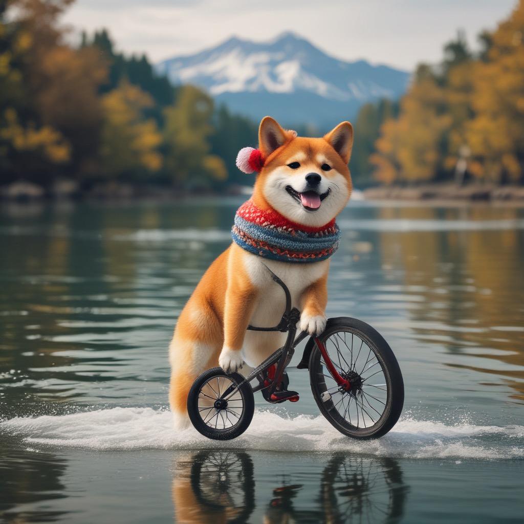 daCoinKing's tweet photo. @Ephraim347821 @MartiniGuyYT @yikesdog_sol $YIKES ! People starting to luv a doggie wif a hat riding a Unicycle ...it's hilarious @yikesdog_sol https://t.co/TErr2jq6VY
