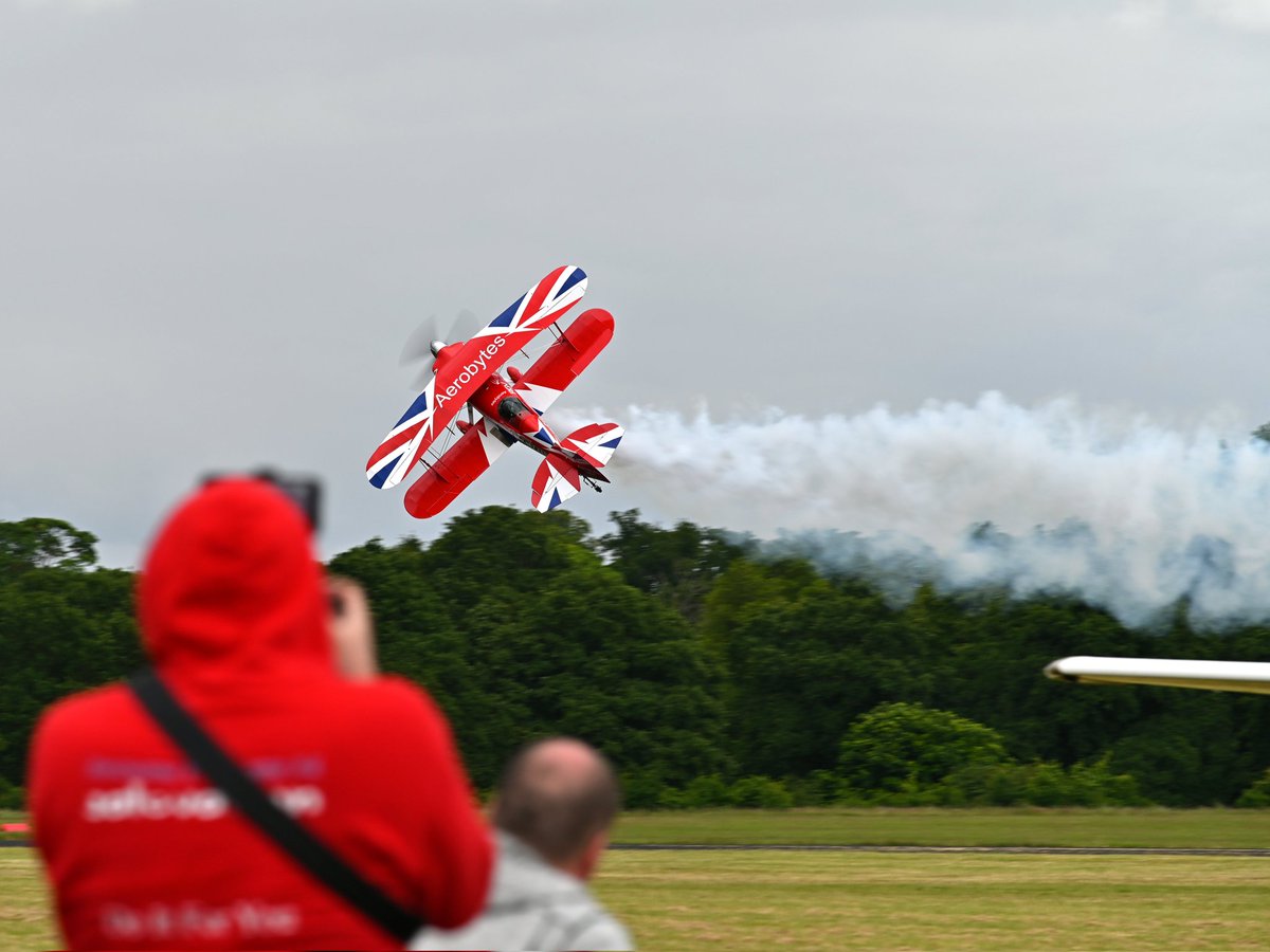Brilliant display by <a href="/RichgoodwinS2S/">Rich Goodwin Airshows</a> yesterday at <a href="/cosfordairshow/">RAF Cosford Air Show</a> thrilling the crowd even while taking off.