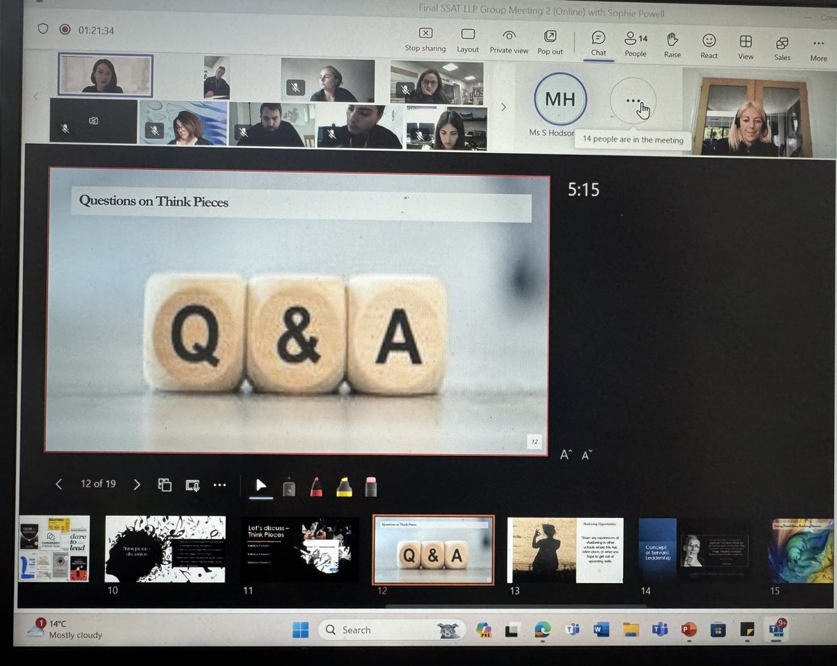 Delighted to be hosting the last SSAT Leadership Legacy session for this cohort of leaders. You have been a pleasure to work with. I wish you all the best on your leadership journeys - our children and young people’s futures are in safe hands! <a href="/ssat/">SSAT</a> <a href="/CompassSchools/">The Compass Partnership of Schools</a> <a href="/zeynep_ssat/">Zeynep Koch</a>