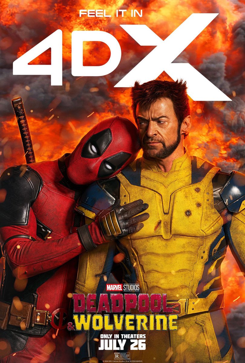 Peli_Comic's tweet photo. Los demás posters de Deadpool y Wolverine son un poema 🚬 https://t.co/0pfkxiUM6X