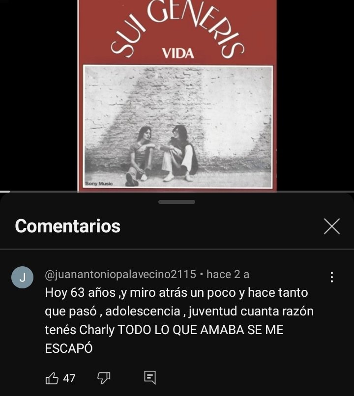 aprendi la leccion. nunca leas los comentarios de un tema de sui generis.