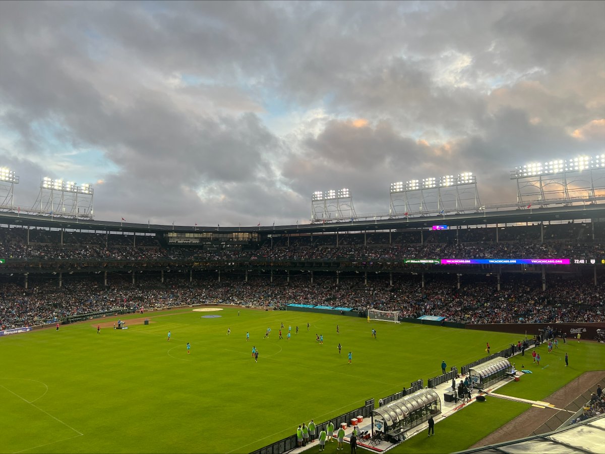 GirlsintheGame's tweet photo. Did you #WitnessHistory #WithTheStars as the @chicagoredstars played at Wrigley last Saturday? We had a blast watching the game in one of Chicago’s most famous stadiums. Thank you for an unforgettable experience!

#Girlsinthegame #Chicago #RedStars https://t.co/SEG9JkqQxi