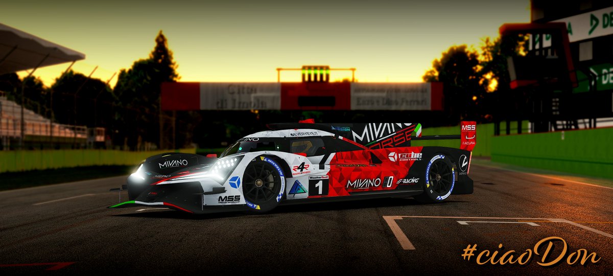 After many years and countless victories, the Don and Mivano Corse are saying goodbye to simracing. The 24H of Le Mans was our last dance. 🥲
We wish everyone the best of luck. Keep competing and dreaming. 
Goodbye and good luck, Fabio Mantellini.