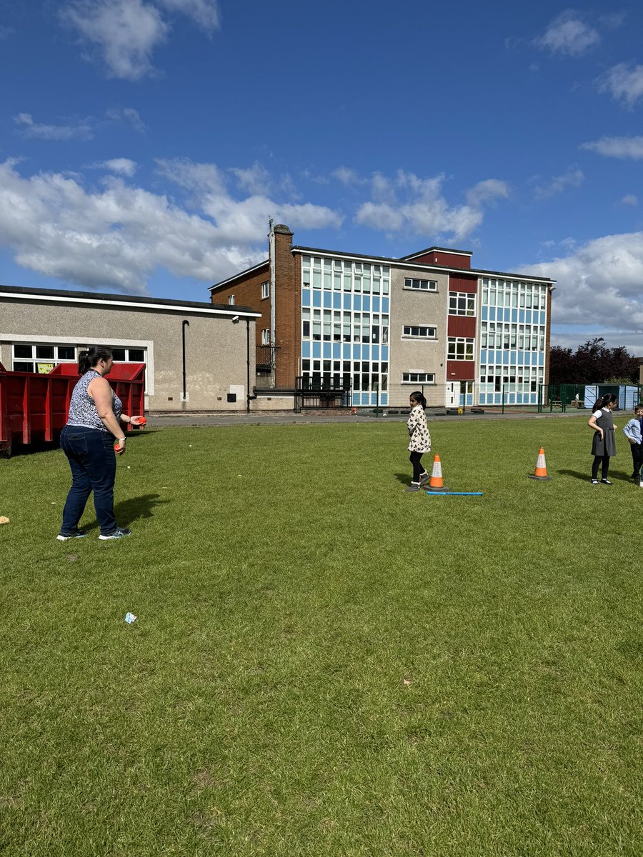 P3 are thoroughly enjoying cricket! We took our catching and throwing skills outside and put them to use, using the bats! We have some great cricket players! 🏏 <a href="/BrunstanePS/">Brunstane PS</a>
