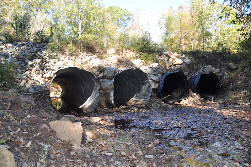 PSPartnership's tweet photo. How do culverts affect salmon and other fish species? Culverts are big pipes that allow water from streams to pass under roads. Although culverts allow water to move, they're often too small or too high for salmon and other fish to move through them upstream or downstream. https://t.co/TcY5ClIk9M