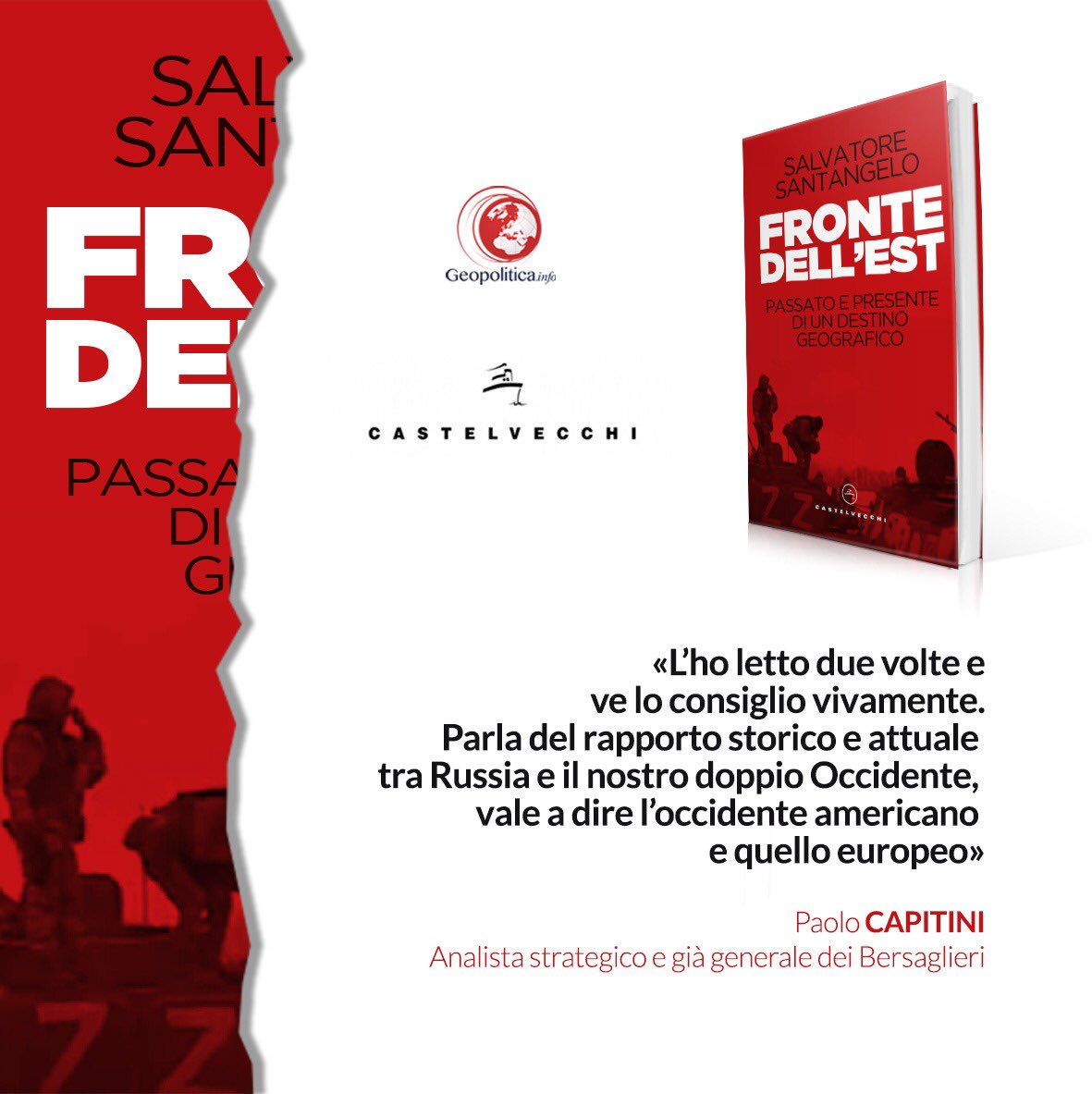 santangelo_s's tweet photo. Grazie di cuore all'amico @Paolo9961! #FrontedellEst #CastelvecchiEditore https://t.co/ZZDZl7aeA7